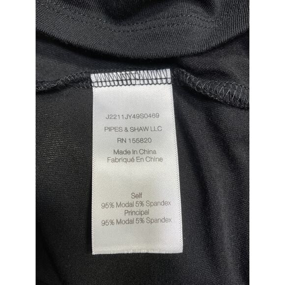 Veronica Beard 'Priyanka' Black Sweetheart Neck Knit Top Size XL - Picture 5 of 5